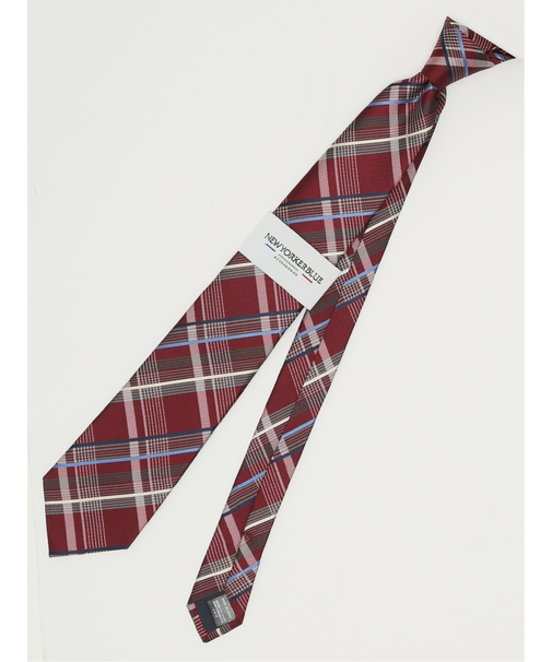 ニューヨーカーブルー/NEWYORKER BLUE シルクレギュラータイ 8.0cm幅