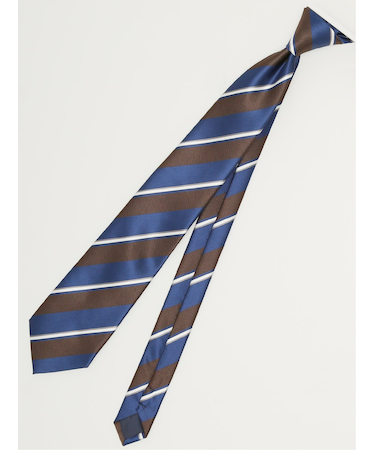 エコウォッシャブル ストライプ柄 レギュラータイ 8.0cm幅