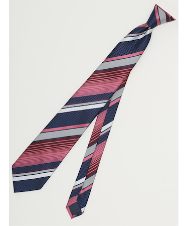 エコウォッシャブル ストライプ柄 レギュラータイ 8.0cm幅