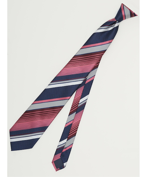 エコウォッシャブル ストライプ柄 レギュラータイ 8.0cm幅