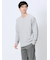 タックジャガード Vネック長袖Tシャツ