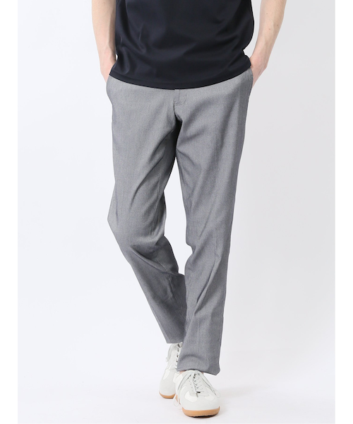 ストレッチポンチ スリムフィット ノータックスラックス ライトグレー