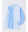 【WEB限定】ブロードストライプ レギュラーカラー長袖シャツ