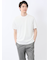 【DRESS T-SHIRT】綿ストレッチ スロープネック半袖Tシャツ