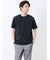 【DRESS T-SHIRT】綿ストレッチ スロープネック半袖Tシャツ