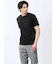 【DRESS T-SHIRT】綿ストレッチ スロープネック半袖Tシャツ