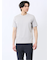 【DRESS T-SHIRT】綿ストレッチ スロープネック半袖Tシャツ