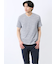 メッシュ かすれプリント Vネック半袖Tシャツ