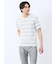 メッシュボーダー Vネック半袖Tシャツ
