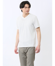 リンクスケーブル Vネック半袖Tシャツ