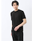接触冷感 スロープネック半袖Tシャツ