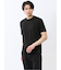 接触冷感 スロープネック半袖Tシャツ