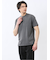 接触冷感 スロープネック半袖Tシャツ