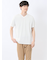リンクスダイヤ柄ジャガード Vネック半袖Tシャツ