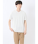 リンクスダイヤ柄ジャガード Vネック半袖Tシャツ