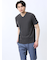 リンクスダイヤ柄ジャガード Vネック半袖Tシャツ