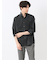TechLinen スタンドカラー 7分袖シャツ