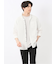 TechLinen スタンドカラー 7分袖シャツ