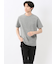 ピンタックボーダー クルーネック半袖Tシャツ