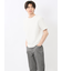 ピンタックボーダー クルーネック半袖Tシャツ