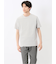 ピンタックボーダー クルーネック半袖Tシャツ