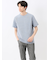 ピンタックボーダー クルーネック半袖Tシャツ