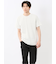 ふくれチェックジャガード クルーネック半袖Tシャツ