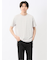 ふくれチェックジャガード クルーネック半袖Tシャツ