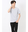 プレーティングジャガード Vネック半袖Tシャツ