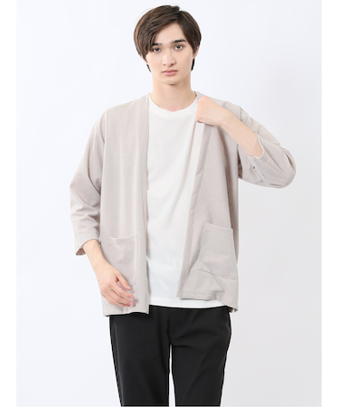 着流しカーデ7分&半袖Ｔシャツ アンサンブル