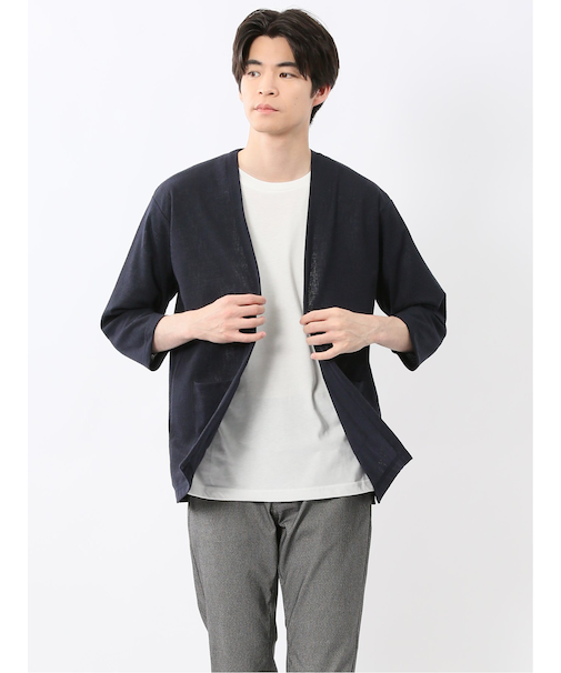 着流しカーデ7分&半袖Ｔシャツ アンサンブル