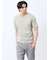 千鳥ジャガード Vネック半袖Tシャツ