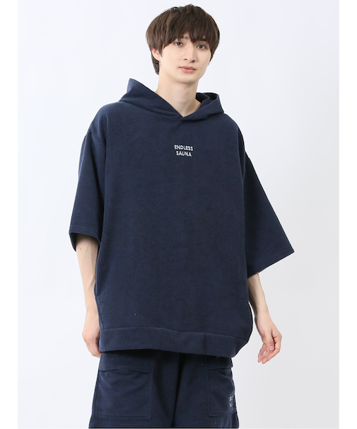 Sauna Camp×T/Q パイルポンチョ(セットアップ可能)