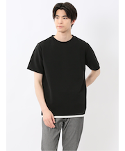 ドライリップル クルーネック半袖Tシャツ