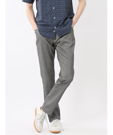 クロスストレッチ+クール スリムパンツ ドビー