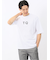 綿100% ロゴプリント クルーネック半袖Tシャツ