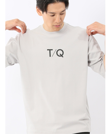 綿100% ロゴプリント クルーネック半袖Tシャツ