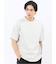 ダブルフェイス ポンチ クルーネック半袖Tシャツ