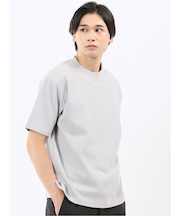 ダブルフェイス ポンチ クルーネック半袖Tシャツ
