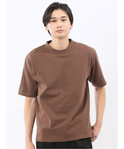 ダブルフェイス ポンチ クルーネック半袖Tシャツ