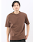 ダブルフェイス ポンチ クルーネック半袖Tシャツ