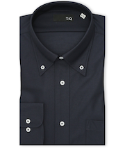 ノンアイロンストレッチ NEWスタンダードフィット ボタンダウン長袖ニットシャツ