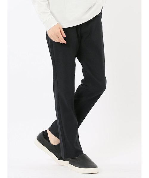 【45R】極美品 モールサージ　ストレッチスリムパンツ 2 アイボリー 45R】極美品 モールサージ ストレッチスリムパンツ 2 アイボリー