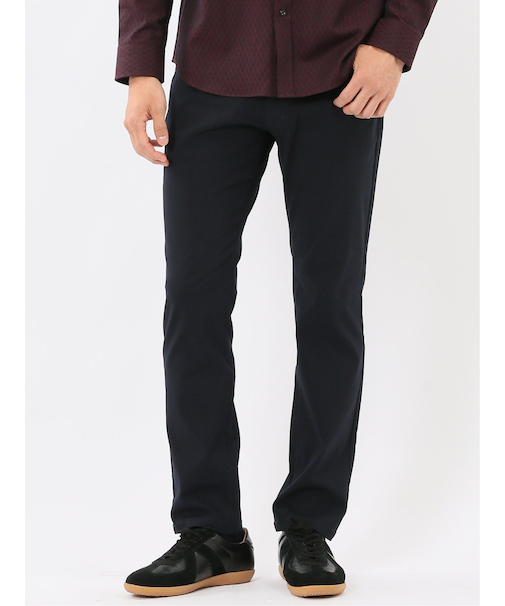 クロスストレッチ スリムパンツ ツイル