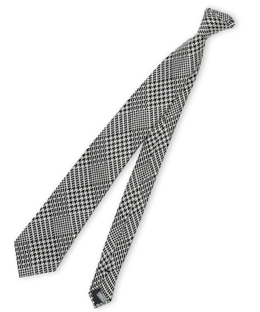 シルク混 チェック柄 レギュラータイ 8.0cm幅