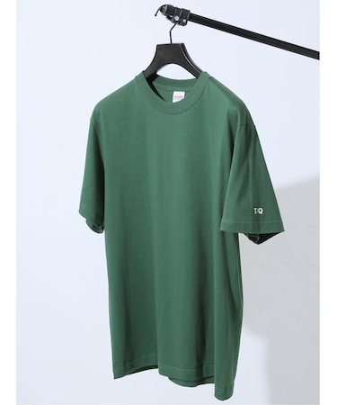 綿100% TQロゴ クルー半袖Tシャツ