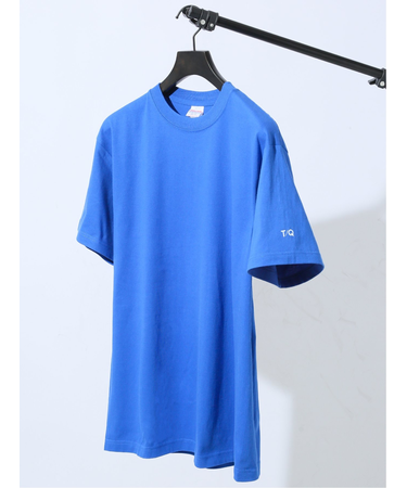 綿100% TQロゴ クルー半袖Tシャツ