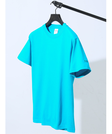 綿100% TQロゴ クルー半袖Tシャツ