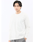 【DRESS T-SHIRT】シルケットスムス スロープネック 長袖Tシャツ