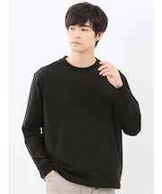 ソロナ天竺 クルーネック 長袖Tシャツ